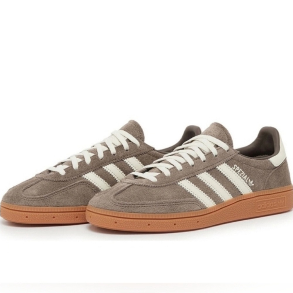 Adidas Handball Spezial Earth Strata / Off White / Gum brown Sneakers Women sz 5